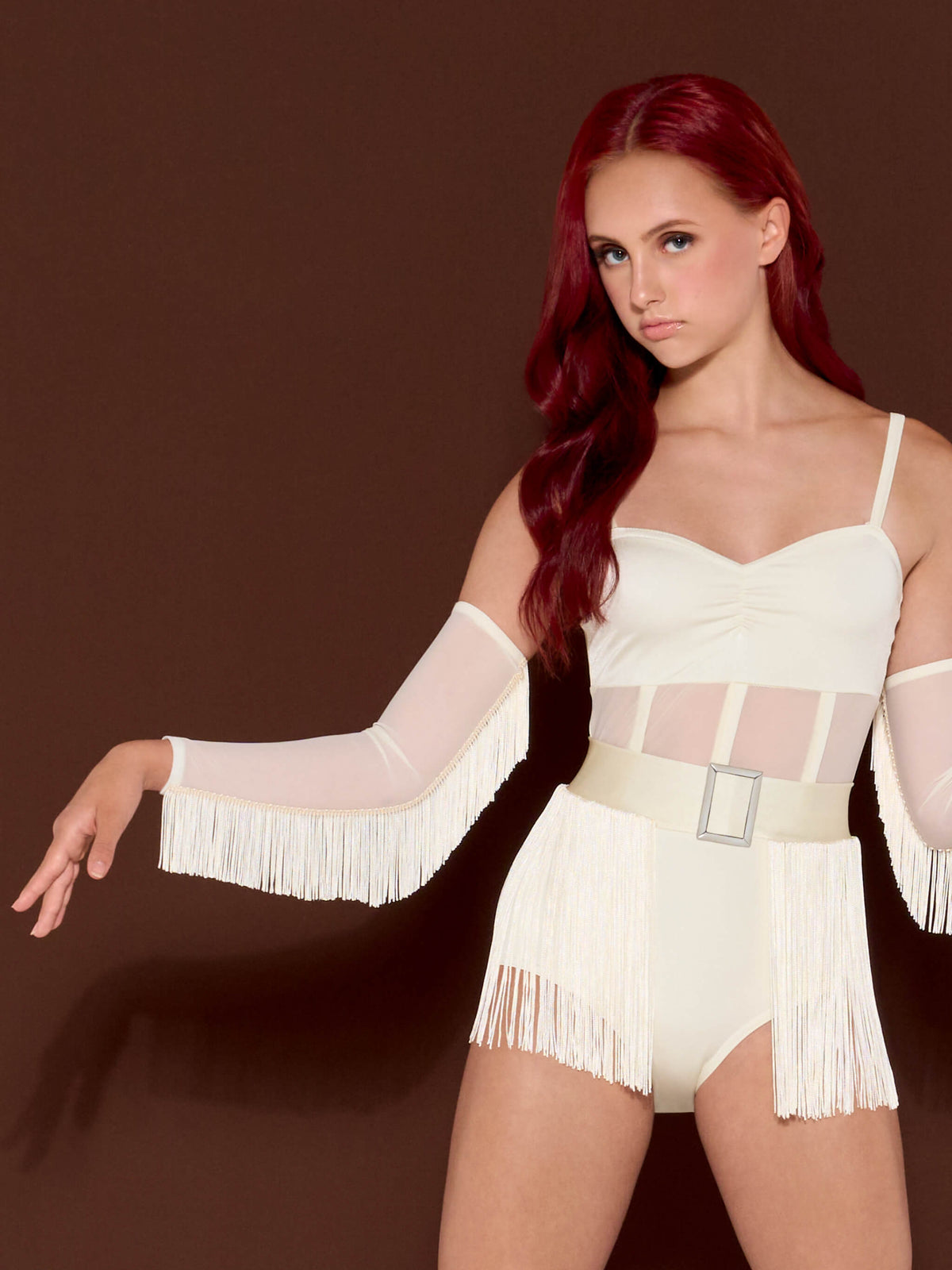 Mesh Fringe Armbands